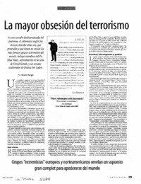 La mayor obsesión del terrorismo