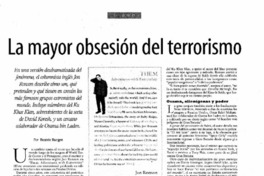 La mayor obsesión del terrorismo