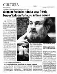 Salman Rushdie retrata una frívola Nueva York en Furia, su última novela