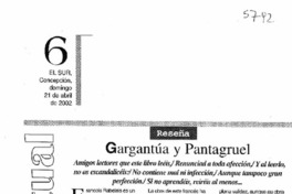 Gargantúa y pantagruel