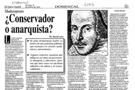 Conservador o anarquista?