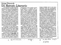 Un retrato literario