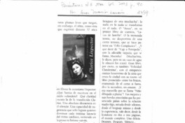 La Felicidad clandestina de leerte, Clarice