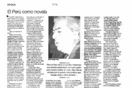 El Perú como novela