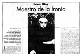 Maestro de la ironía