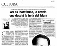 Así es plataforma, la que desató la furia del Islam