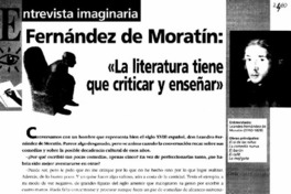 "La Literatura tiene que criticar y enseñar"