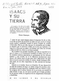 Isaacs y su tierra