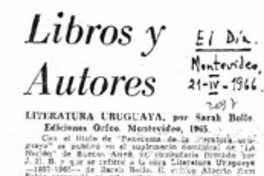 Literatura uruguaya