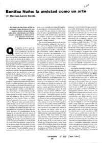 Bonifaz Nuño, la amistad como un arte