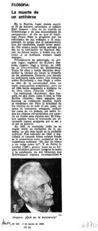 La muerte de un antihéroe.