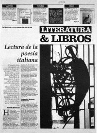 Lectura de la poesía italiana