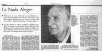 La nada alegre.