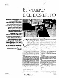 El viajero del desierto