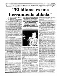 El idioma es una herramienta afilada"