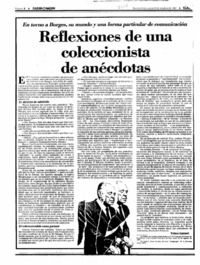 Reflexiones de una coleccionista de anécdotas