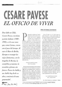 El oficio de vivir
