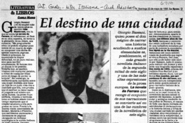 El destino de una ciudad