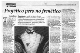 Prófetico pero no frenético