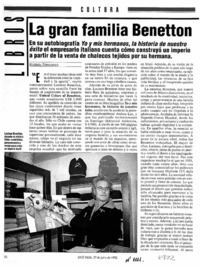 La gran familia de Benetton