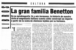 La gran familia de Benetton