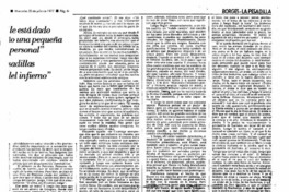 Borges sueña, socava y reconstruye el paisaje de la realidad