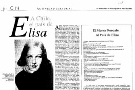 A Chile el país de Elisa