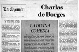 Charlas de Borges