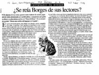 Se reía Borges de sus lectores?