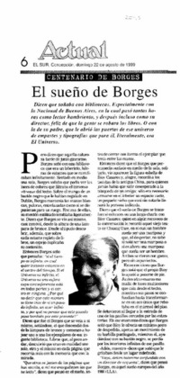 El sueño de Borges