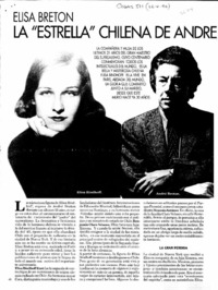 Elisa Breton la "estrella" chilena de André Breton.
