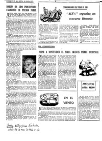 Borges ha sido proclamdo candidato al premio nobel