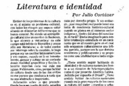 Literatura e identidad.