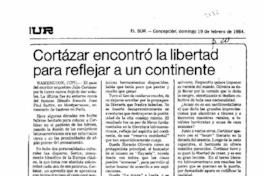 Cortázar encontró la libertad para refljar a un continente.