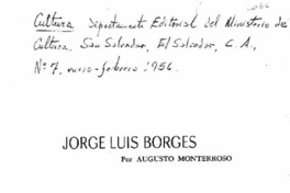 Jorge Luis Borges