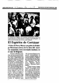 El Espíritu de Cortázar.