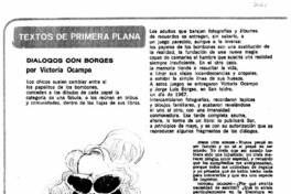Diálogos con Borges