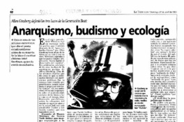 Anarquismo, budismo y ecología.