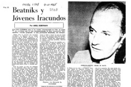 Beatniks y jóvenes iracundos