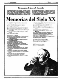 Un Poema de Joseph Brodsky.