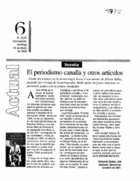 El periodismo canalla y otros artículos