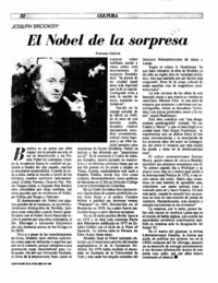 El Nobel de la sorpresa