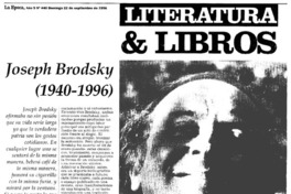 Joseph Brodsky