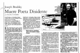 Muere poeta disidente