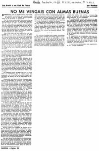 No me vengais con almas buenas