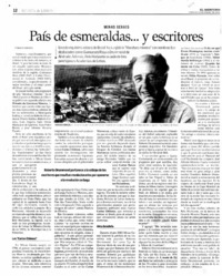 País de esmeraldas... y escritores