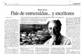 País de esmeraldas... y escritores