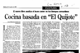 Cocina basada en "El Quijote"