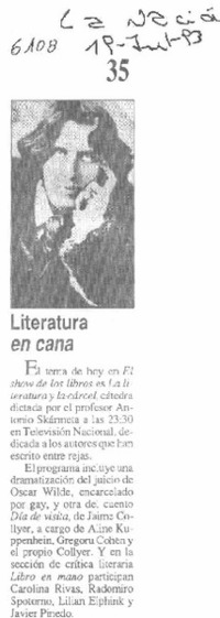 Literatura en cana.