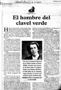 El hombre el clavel verde